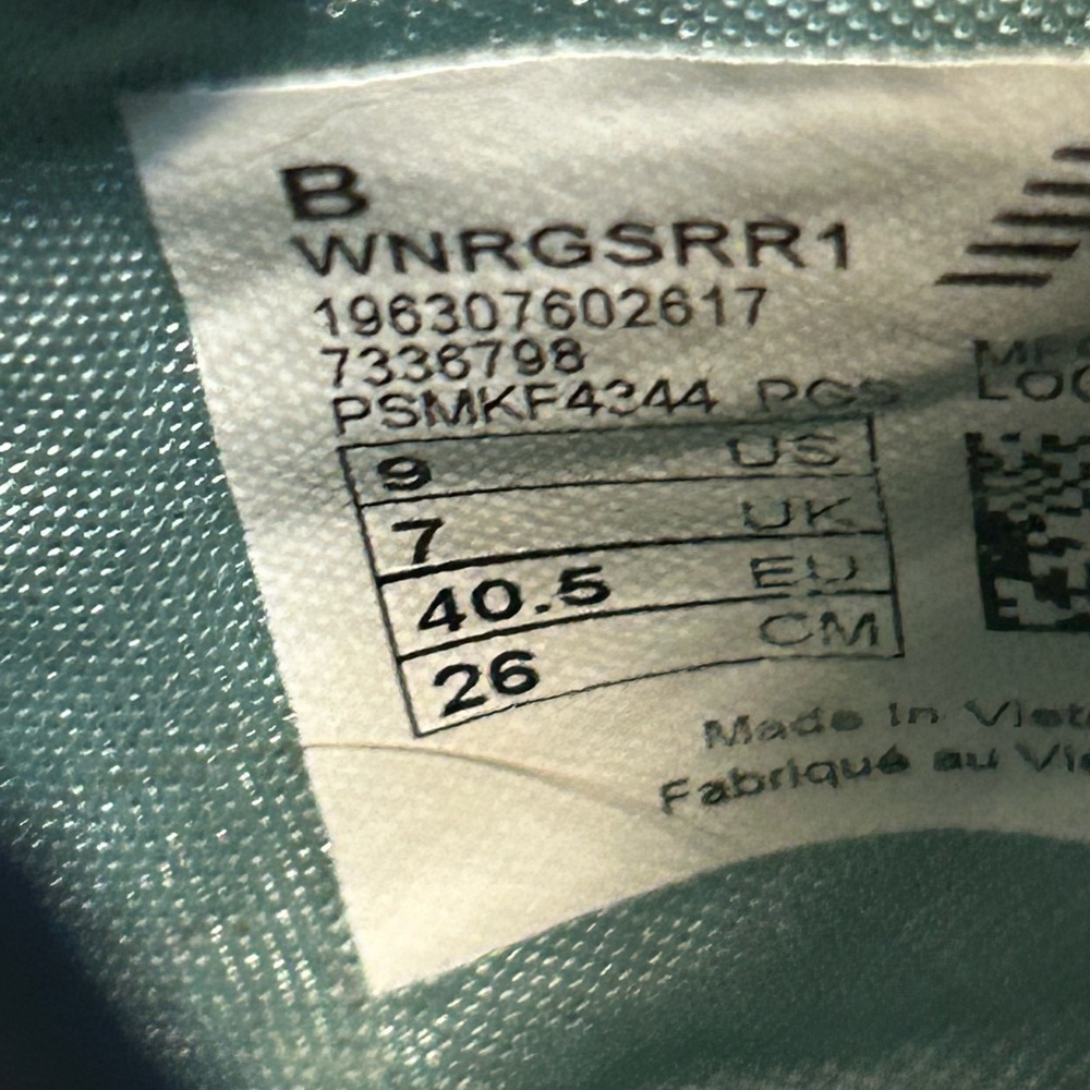 Teal and Mint Athletic Sneakers - Picture 6 of 6